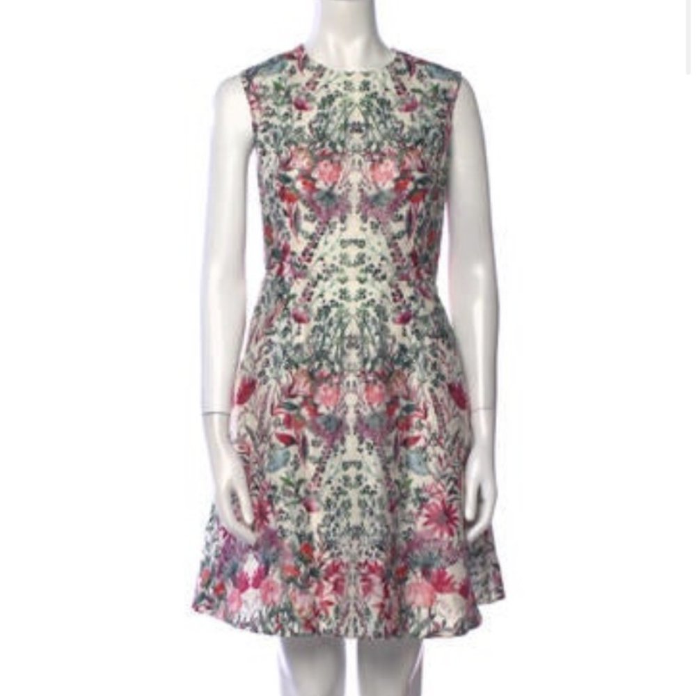 Ted Baker Floral Print Knee-Length Dress